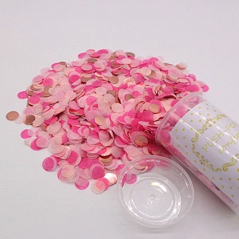 Heart Push Popper Mixed Tissue Paper Confetti for Wedding Baby Shower Party Anniversary Baby Shower DIY Paper Decorations