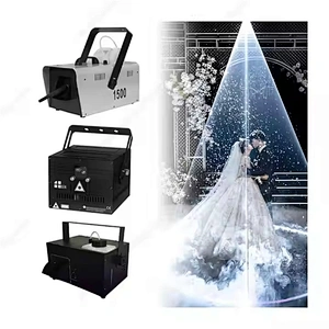DJ Marriage Bride Magic Wedding 1500W Snow Machine&10W RGB Animation Laser Show Light&1500W Haze Machine Combination Rain Effect
