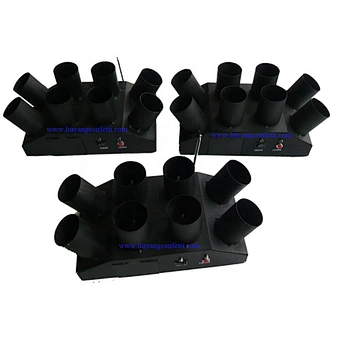 Fan shape double rows remote control indoor pyrotechnic cold pyro fountain firework firing systems for stage wedding dj club