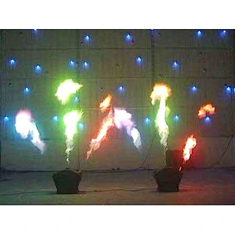 DMX Triple Way spray fire machine color Flame Projector color Fire Machine outdoor dj Disco flame machine Stage Concert Event