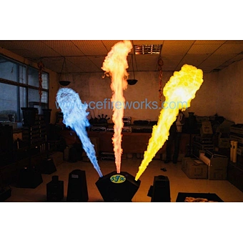 DMX Triple Way spray fire machine color Flame Projector color Fire Machine outdoor dj Disco flame machine Stage Concert Event