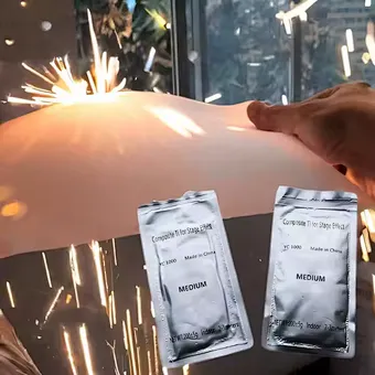 Wedding Stage Event Marriage Bride First Dance Dj Night Club Concert 200g Titanium Powder for Special Effect Cold Spark Machine