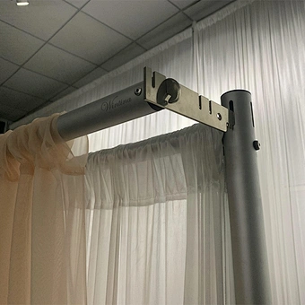 3-PIECE ADJUSTABLE UPRIGHT W/SLIP-LOCK (6FT-14FT)cheap wedding pipe without drape wholesale alternatives backdrop party