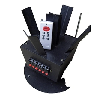 Remote control rotating fireworks firing systems for stage fountains cold pyro