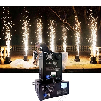 Party Show Decoration Flycase Dmx Remote Control Sparking 600w Celebration 5m Firework Fountain Stage Wedding Cold Spark Machine
