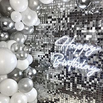 Cheap Price Sequin Shimmer Wall Panels Mirror Shimmer 4D Sequin Walls For Wedding Party And Event Sequin Backdrop Decoration
