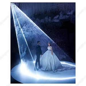 DJ Marriage Bride Magic Wedding 1500W Snow Machine&10W RGB Animation Laser Show Light&1500W Haze Machine Combination Rain Effect