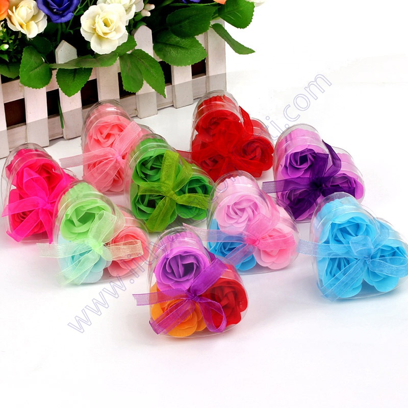 San Valentin Day silk Forever Galaxy Petal Decoration I Love You Box Artificial Flowers Set Preserved Soap Rose Valentine Gift