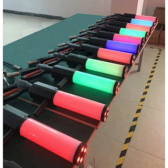 DJ Equipment DMX Co2 Jet Spray Machine RGB LED Co2 Smoke Fog DJ Gun For Wedding Disco Nightclub Party