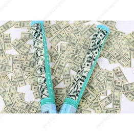 Handheld Custom Paper Shooter Confetti Cannon Popper Money Confetti Celebrating Weddings Christmas New Year Halloween Diwali