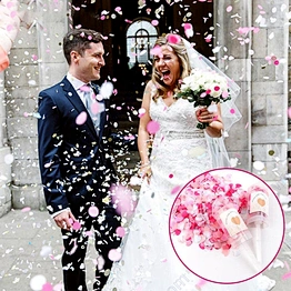 Heart Push Popper Mixed Tissue Paper Confetti for Wedding Baby Shower Party Anniversary Baby Shower DIY Paper Decorations