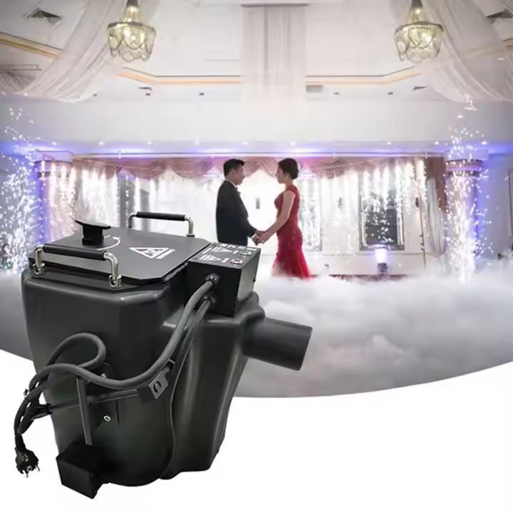 3500W Nimbus Dry Ice Fog Machine Low Lying Smoke Machine Fogger for Night Club Wedding Stage Dj Party Effect Equipment