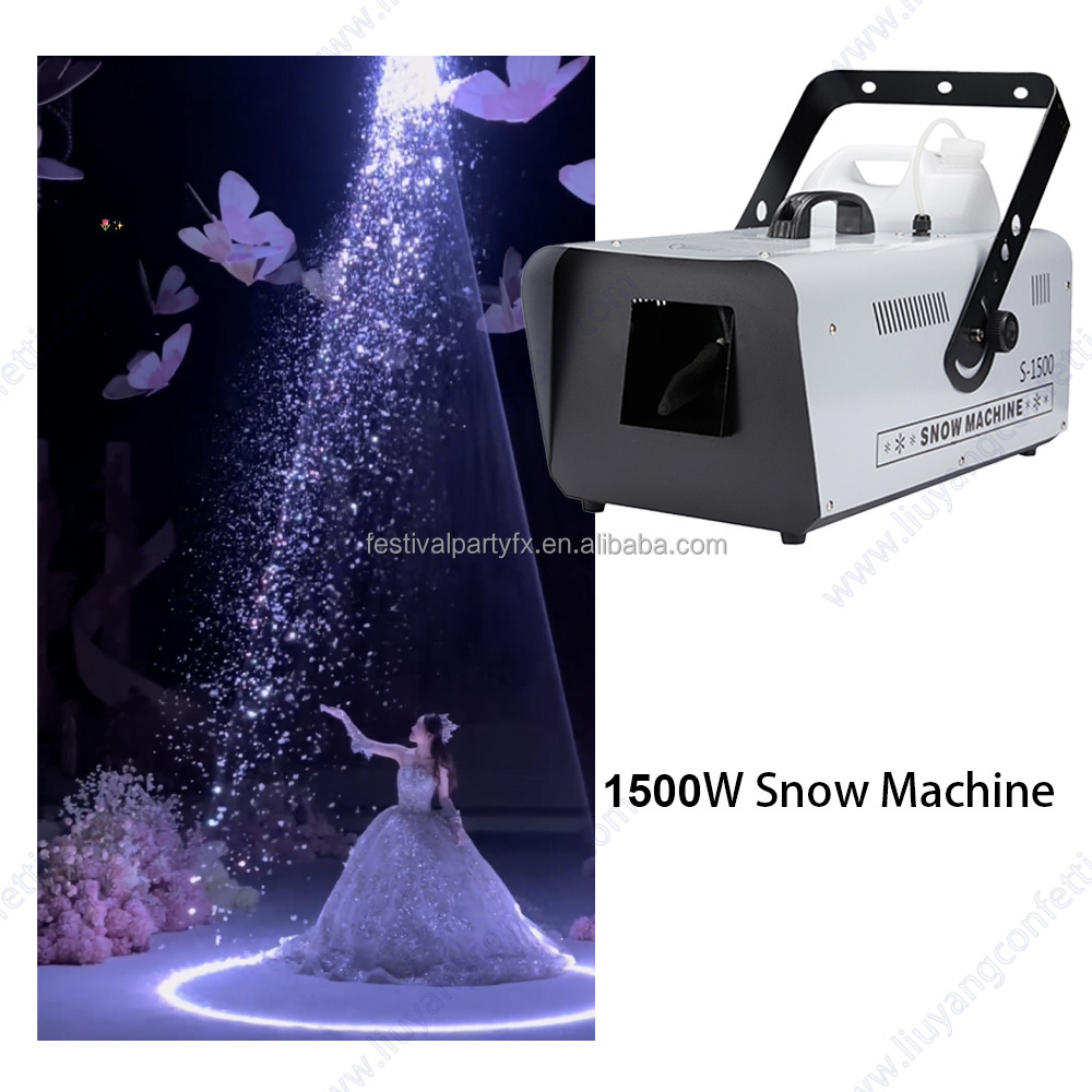 Bride's First Dance Ring Ceremony Magical Wedding Party Stage with Snowflake Projection Lights
