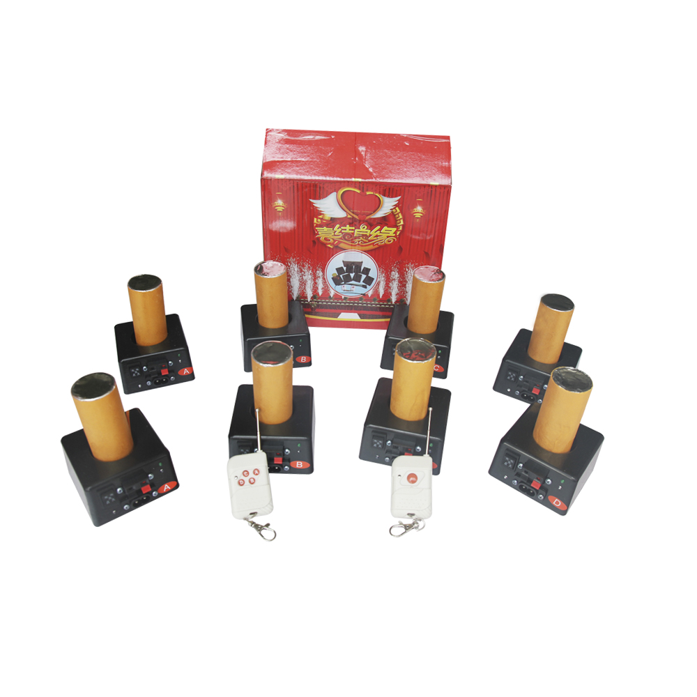 2020 Remote Control Cold Pyro Fountain Fireworks Firing Systems for Wedding Decoration