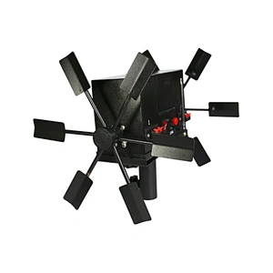 12 Channel Windmill Rotate Double Wheel Cold Fireworks Machine Wireless Remote Control Battery Cold Fireworks Firing System