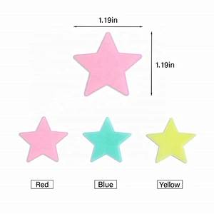 50Pcs Luminous 3D Stars Glow in Dark Wall Stickers for Kids Baby Rooms Bedroom Ceiling Home Decor Fluorescent Star Stickers
