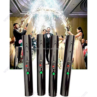 Cold Pyro Handheld Reusable Wedding Ignition System Indoor Mini Sparkler Shooter Party Stage Outdoor Wedding Fireworks Fountain