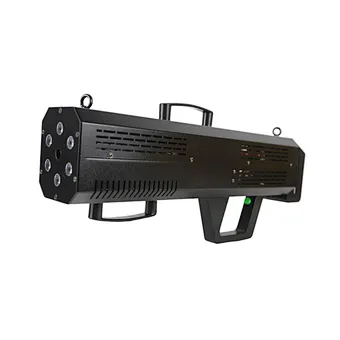 Portable 1500W RGB LED Air Column Smoke Gun for Weddings & DJ Stages Night Club Disco Concert & Party Decorations