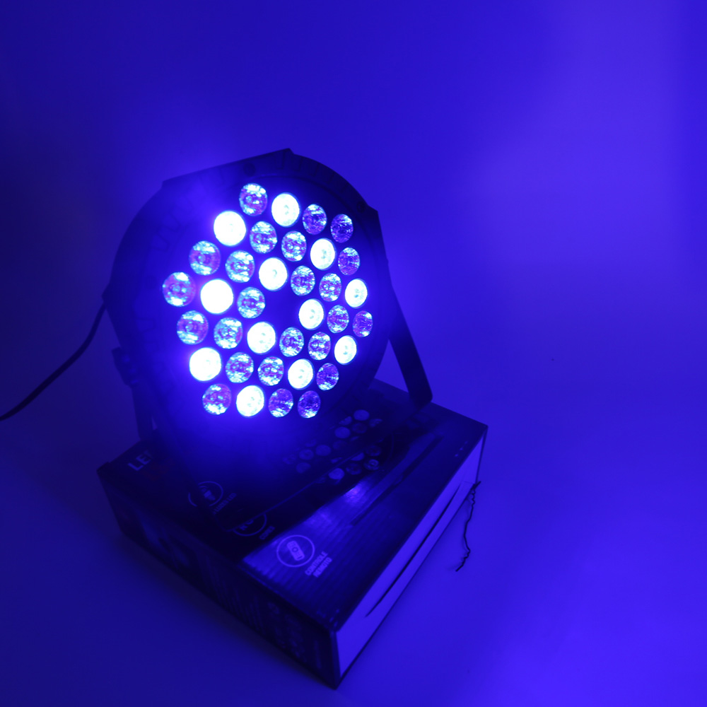 RGB DMX512 36 LED Par Lights Sound Activated Remote Control Professional DJ Disco Bar Party Stage Lighting Equipment