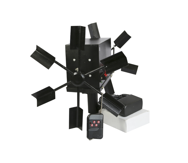 Most Popular in 2020 Remote Control Double Electric Windmill Spark Machine with 12 V Rechargeable Battery