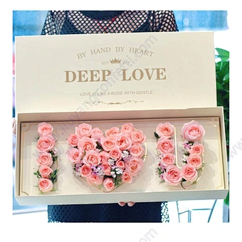 Mother's Day Soap Flower Valentines Day Roses Gifts Present Artificial Soap Flowers Box Gift Valentine Soap Flower
