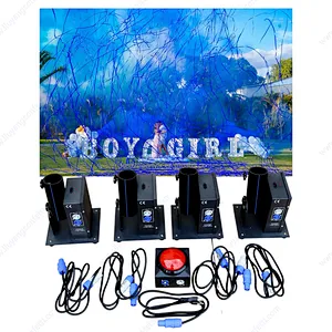 Magic Pink & Blue Electric Powder Cannon for Backyard Gender Reveal Color Burst Machine Baby Shower Party Decoration