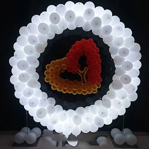 Supplies Background Stand Event Decoration Arch Stage Artificial Silk Flower Wall Panel Curtain Party Acrylic Wedding Backdrop