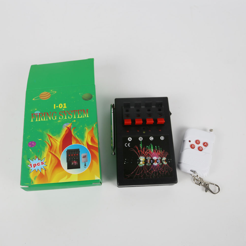 Professional 4-Channel Pyrotechnic Mortar Sky Shot Fireworks Display System Metal Firework Igniters Machine