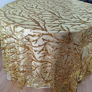 Classic Wedding Table Decorations 132 Round Silver Table Cloth
