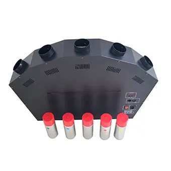 DJ Stage Fire Effect 100W Stage Fire Machine DMX 512 Five HeadsFire Festival Flame Spray Machine