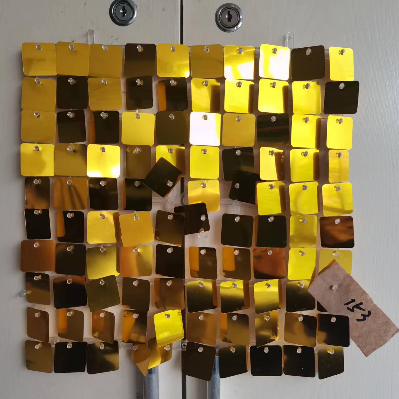 Event Party Gold Pink Iridescent Silver Background Mirror Shimmer Gem Sequin Shimmer Wall Backdrop Manufacturers Sequin Panel