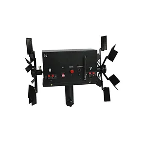 Most Popular in 2020 Remote Control Double Electric Windmill Spark Machine with 12 V Rechargeable Battery