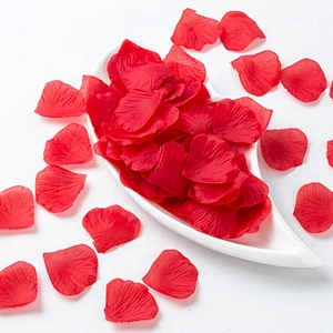1000pcs Colorful Artificial Rose Petals Wedding Petalas Birthday Silk Flower Petal Accessories Wedding Romantic Rose Decor