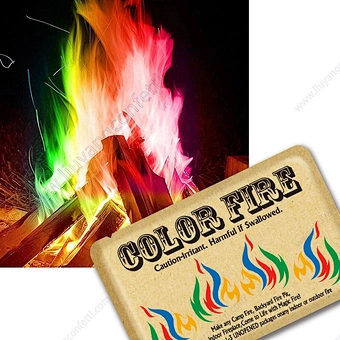 MIRACLE FIRE Halloween Pack Color Changing Flames Magic Mystic Fire for Happy Occasions