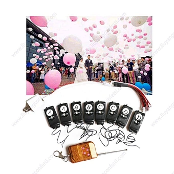 8 Cue Remote Control Flying Drop Blast Balloon Bursting Exploding System for Wedding Party Big Event Decoration