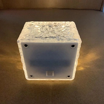 Solar Paver Set Lights Belgard Block Icle Outdoor Cube Led Garden Glass Rock Accent Cool White Path Brick Landscape Lighting