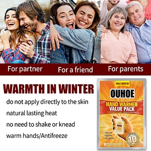 Customized Logo Disposable Self-heating Cold-proof Patch Winter Warm Body Value Pocket Hot Pack Heat Pad Heating Hand Warmer