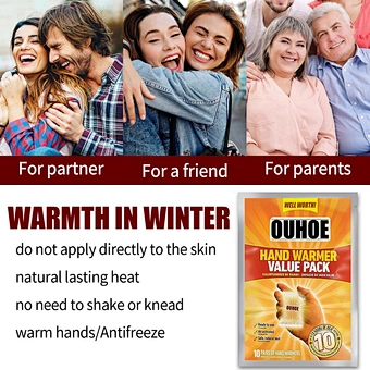 Customized Logo Disposable Self-heating Cold-proof Patch Winter Warm Body Value Pocket Hot Pack Heat Pad Heating Hand Warmer