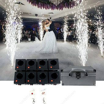 Wedding Marriage Bride Couple Entry First Dance D08 Remote Control Cold Fountain Base Firework Machine Pyrotechnic Firing System