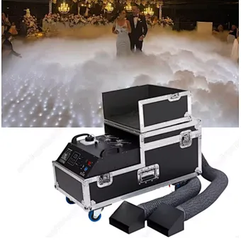Stage Water Low Lying Fog Machine 3000W Mist Smoke Spraying Dry Ice Smoke Machine  Stage Effect DJ Disco Club Bar Wedding Party