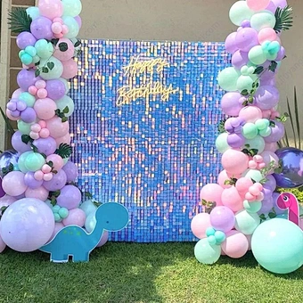 Stunning Iridescent Gold Mirror Shimmer Panels Backdrop Wall Shimmer Sequin Wall for Weddings Birthdays Decor