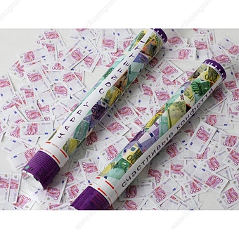 Party Celebration New Year Openning Handheld Custom Celebrate Paper Shooter Confetti Cannon Popper with Money Confetti