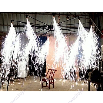 Best Big Circle 360 Rotating Wireless Remote Control Cold Fire Pyro Indoor Fireworks Firing System for Wedding