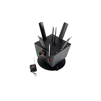 Remote Control Rotating Indoor Pyrotechnic Stage Fountain Machine Fireworks Firing System Cold Pyro Machine for Wedding Decor