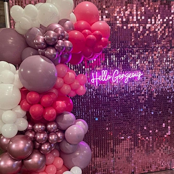 2022 Hot Sale 4D Sequin Shimmering Wind Flapping Wall Panel Backdrop for Baby Shower Event Party Birthday Wedding Decoration