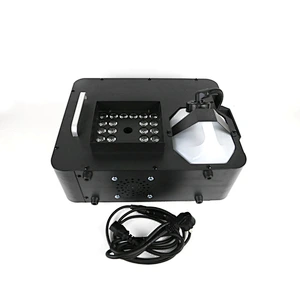 1500W DMX 24 LED RGB Vertical Fog Machine RGB Stage Light with Remote Control Electric Smoke Machine for Wedding