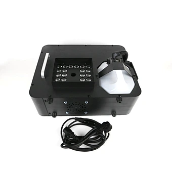 1500W DMX 24 LED RGB Vertical Fog Machine RGB Stage Light with Remote Control Electric Smoke Machine for Wedding