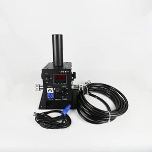 LED RGB Single Tube DMX CO2 Jet Machine Pink Blue Color Event Fogger for Stage Effect Equipment Graduation Halloween Christmas
