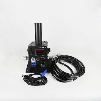 LED RGB Single Tube DMX CO2 Jet Machine Pink Blue Color Event Fogger for Stage Effect Equipment Graduation Halloween Christmas