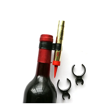 Wholesale Black Double Ice Fountain Candle Holder Clip for champagne Bottle Birthday Sparkler Fireworks China Supplier